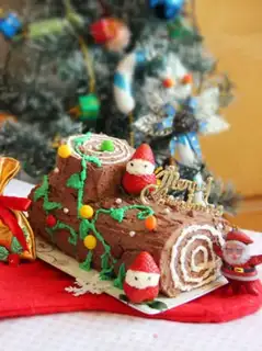 Make Christmas stake cake step 14
