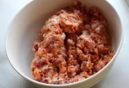 Make Worm grass and meatballs step 4
