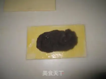 Make Red bean souffle pie step 2