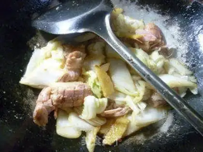 Make Shrimp sauced cabbage step 8