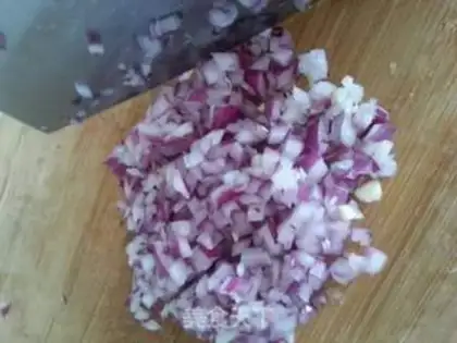 Make Cheese ham pizza step 4