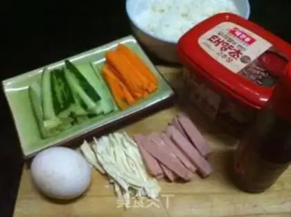 Make Rock pan rice step 0