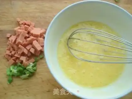 Make Egg bun step 1