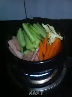 Make Rock pan rice step 4