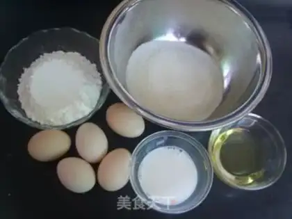 Make All the sponge cake step 0