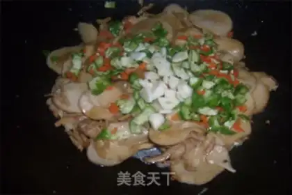 Make Garlic abalone step 8