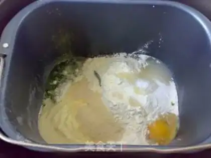 Make Green tea cream toast step 0