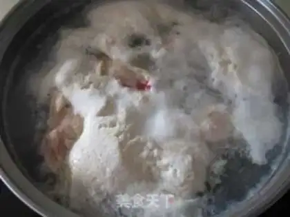 Make Chicken wings and potatoes step 2