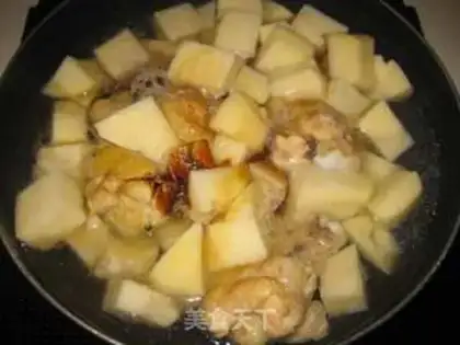 Make Chicken wings and potatoes step 7