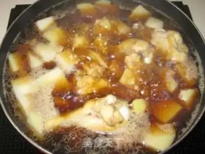 Make Chicken wings and potatoes step 8