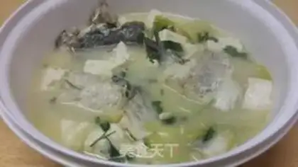 Make Tofu bass soup step 2