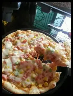 Make Cheese ham pizza step 40
