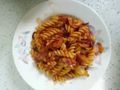 Make Screw pasta step 5