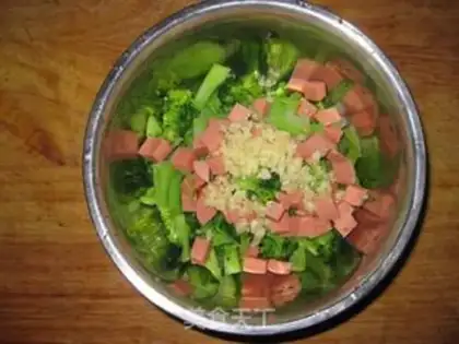 Make Ham broccoli step 6