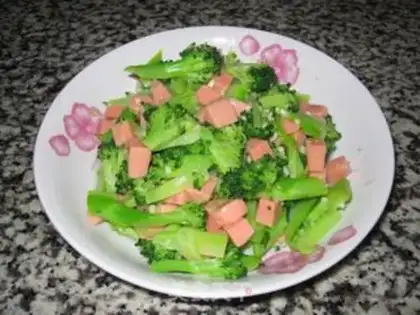 Make Ham broccoli step 9