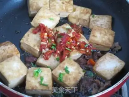 Make Cracked pepper tofu step 7