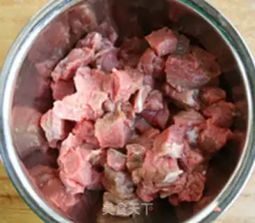 Make Curry beef jerky step 1