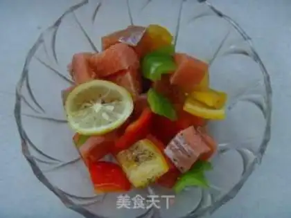 Make Pepper salmon step 1