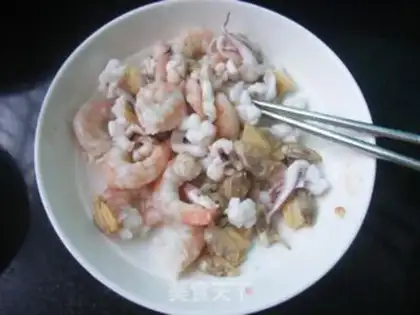 Make Cheese and seafood step 3