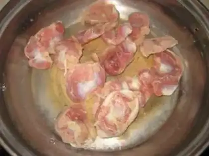 Make ♪ Frozen chicken ♪ step 1