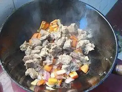 Make Curry potato beef step 8