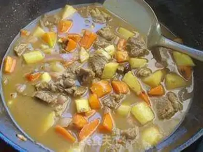 Make Curry potato beef step 11