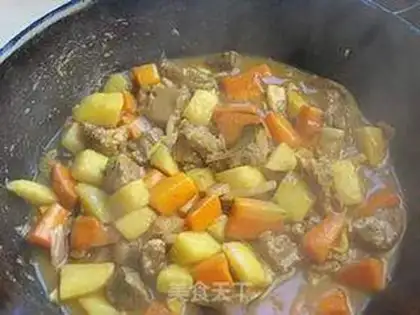 Make Curry potato beef step 12