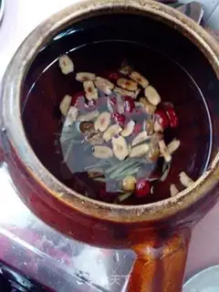 Make "Red-tree-cuire tea." step 2