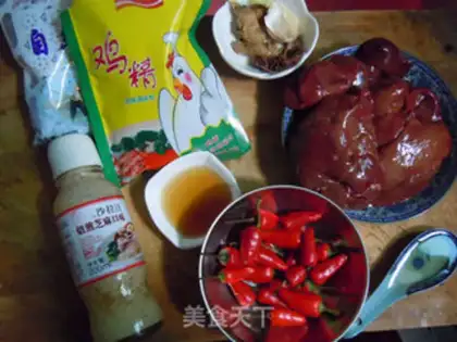 Make Spicy duck liver step 0