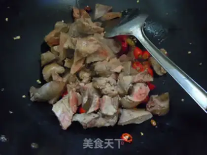 Make Spicy duck liver step 5