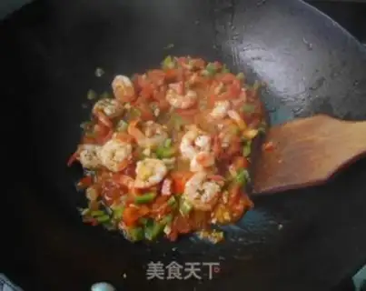 Make Tomato shrimp pasta step 8