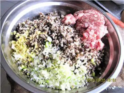 Make Mixer color dumplings step 8