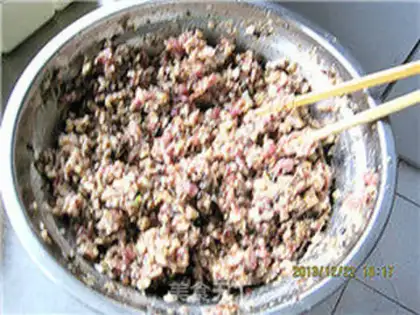 Make Mixer color dumplings step 10