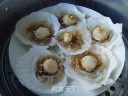 Make Garlic fan sap step 4