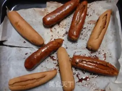 Make Cookie hot dog step 7