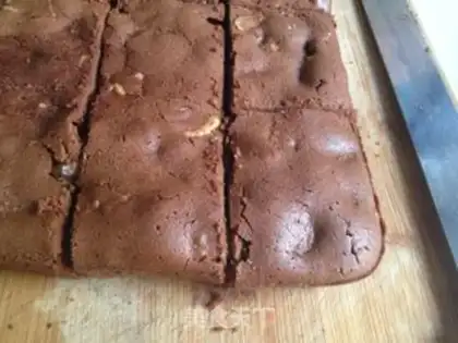 Make Christmas Brownie step 11
