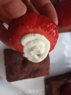 Make Christmas Brownie step 15