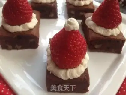 Make Christmas Brownie step 16