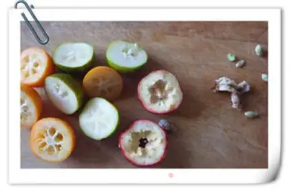 Make A golden orange of honey step 1