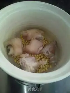 Make Soybeans, pig hoof step 3