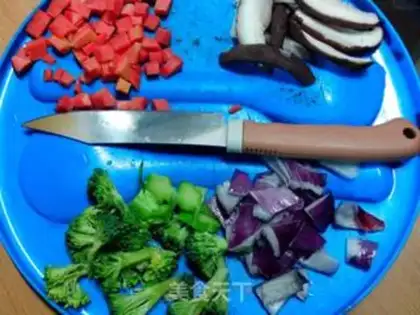 Make Vegetable salad bread step 10