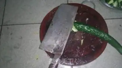 Make Cool cucumber step 1