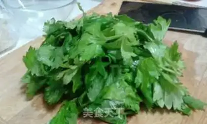 Make Celery leaves step 3