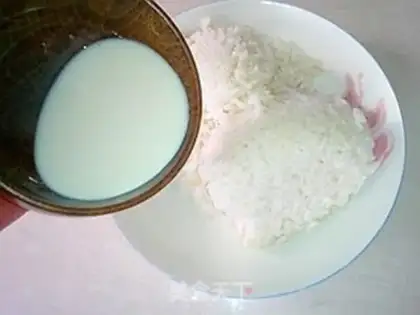 Make Mushroom sausage rice step 4