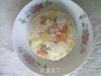 Make Pineapple rice step 5