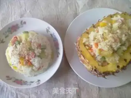 Make Pineapple rice step 7