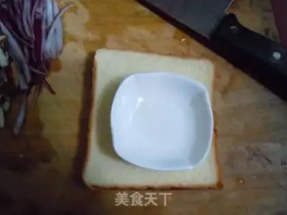 Make Toast salad step 2