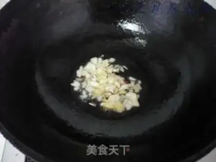 Make Piper peppers, fried shrimp step 4