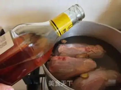 Make Noodle sauce, calf step 1