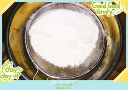 Make Corn doll cookies step 1